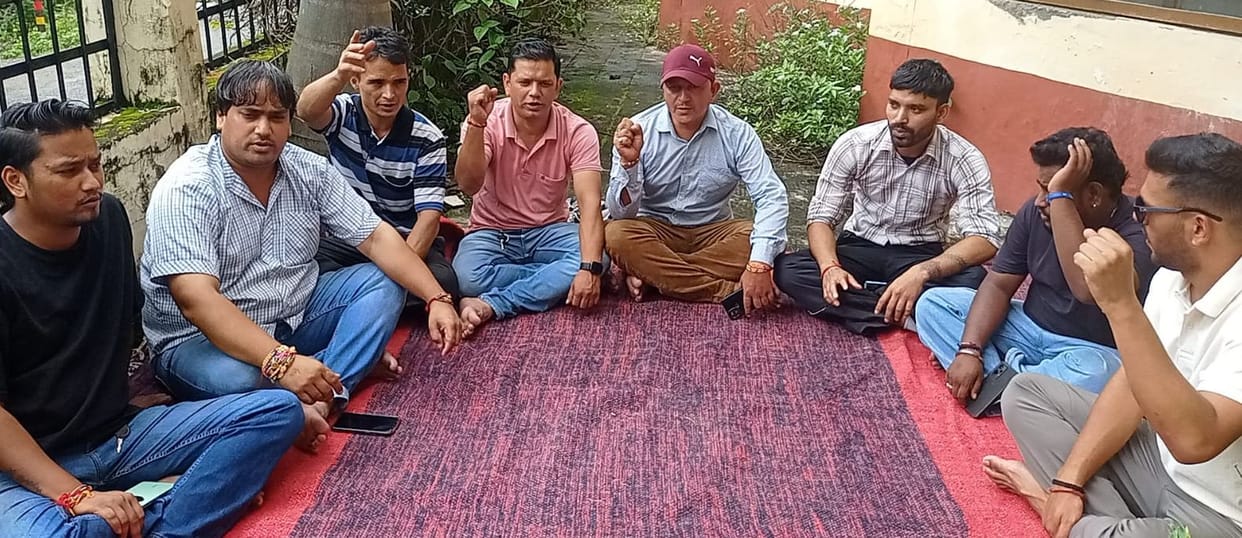 Sit-in protest begins at the CEO's office over 10-point demands.