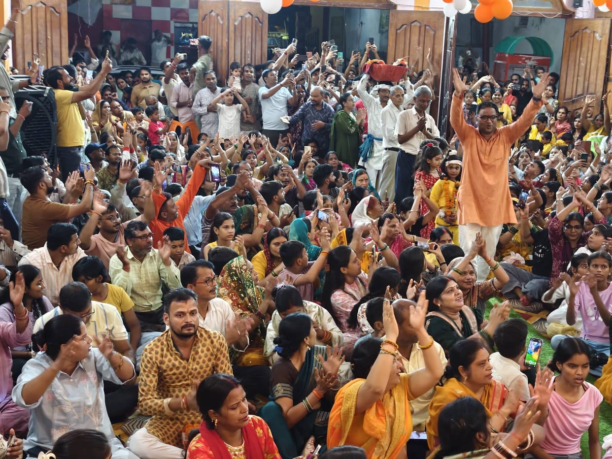 Kanha is born in the courtyard of the Shri Ram Temple