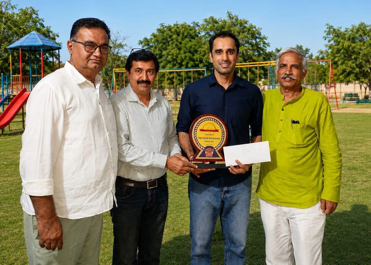 Asiad gold medalist DSP Manjeet Singh honored.