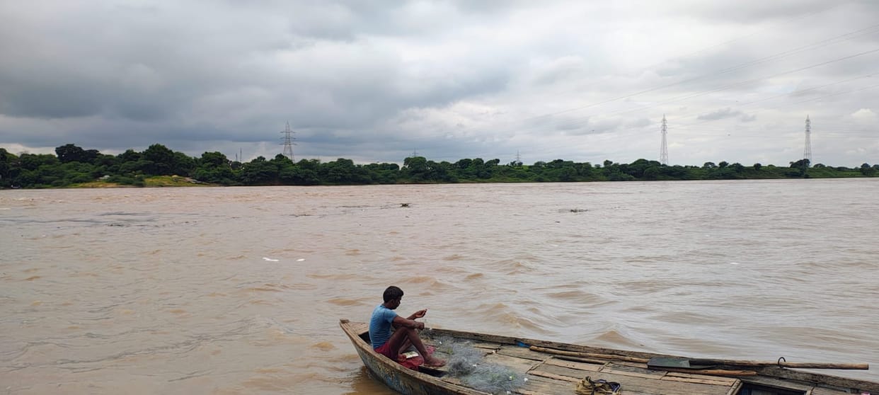 Ken and Yamuna rivers have receded; water is still flowing over the causeways.