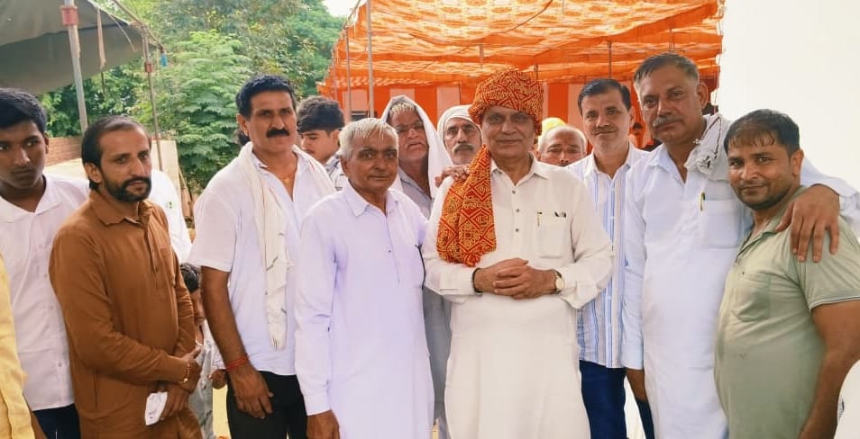 The MLA met with the people
