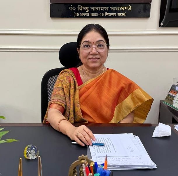 Prof. Mandvi Singh's tenure extended; she will helm Bhatkhande for another three years.