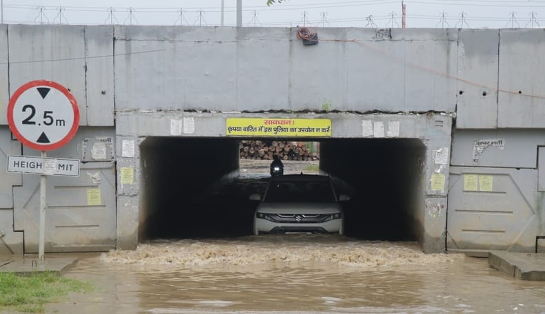 Rain causes waterlogging across the city; power supply also disrupted