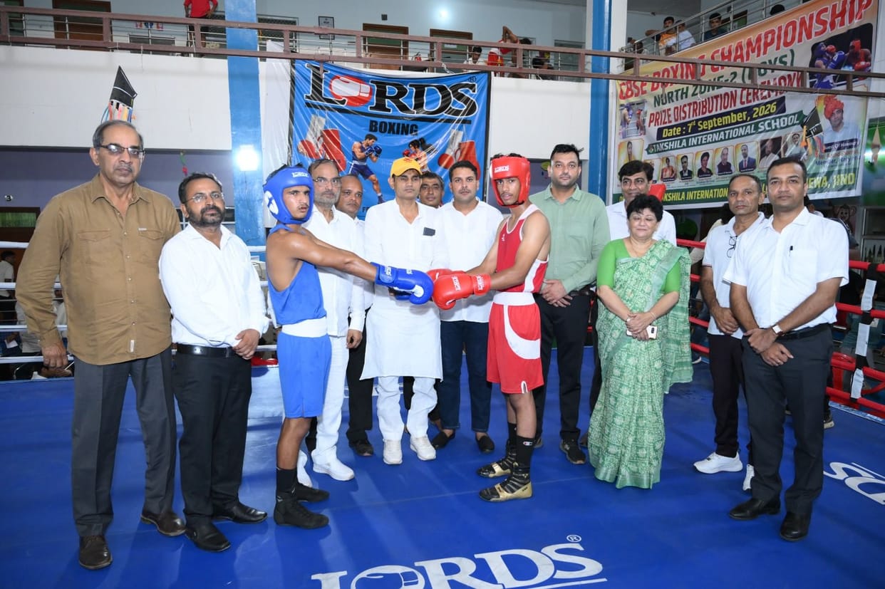 Players showed their strength in the North Zone Sports Competition