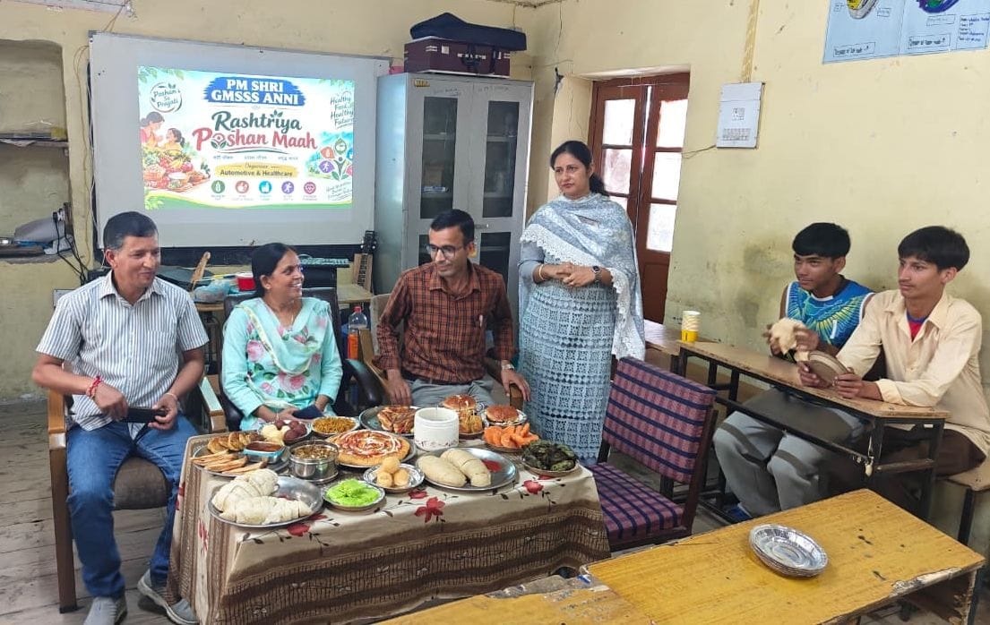 Exhibition of nutritious dishes held at Aani School