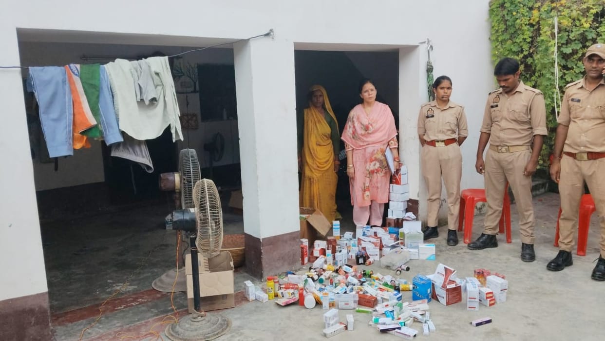 No license, yet medicines were being sold from home