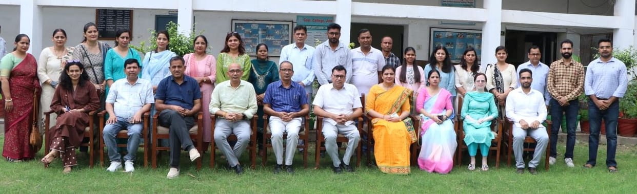 Inspection of new courses in Sain Bhagat Government College