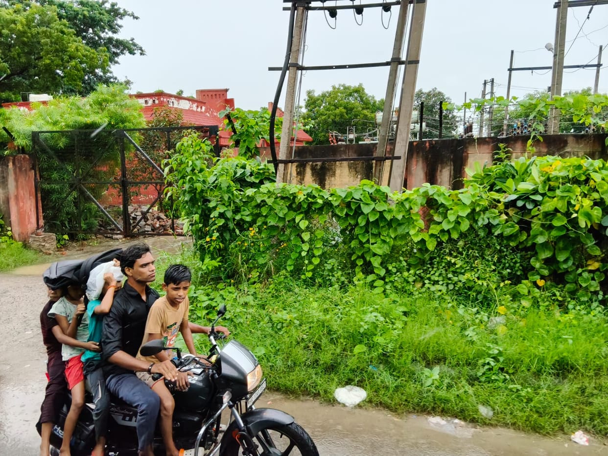 Roads submerged after just a few hours of rain; garbage scattered across the city has compounded the trouble.