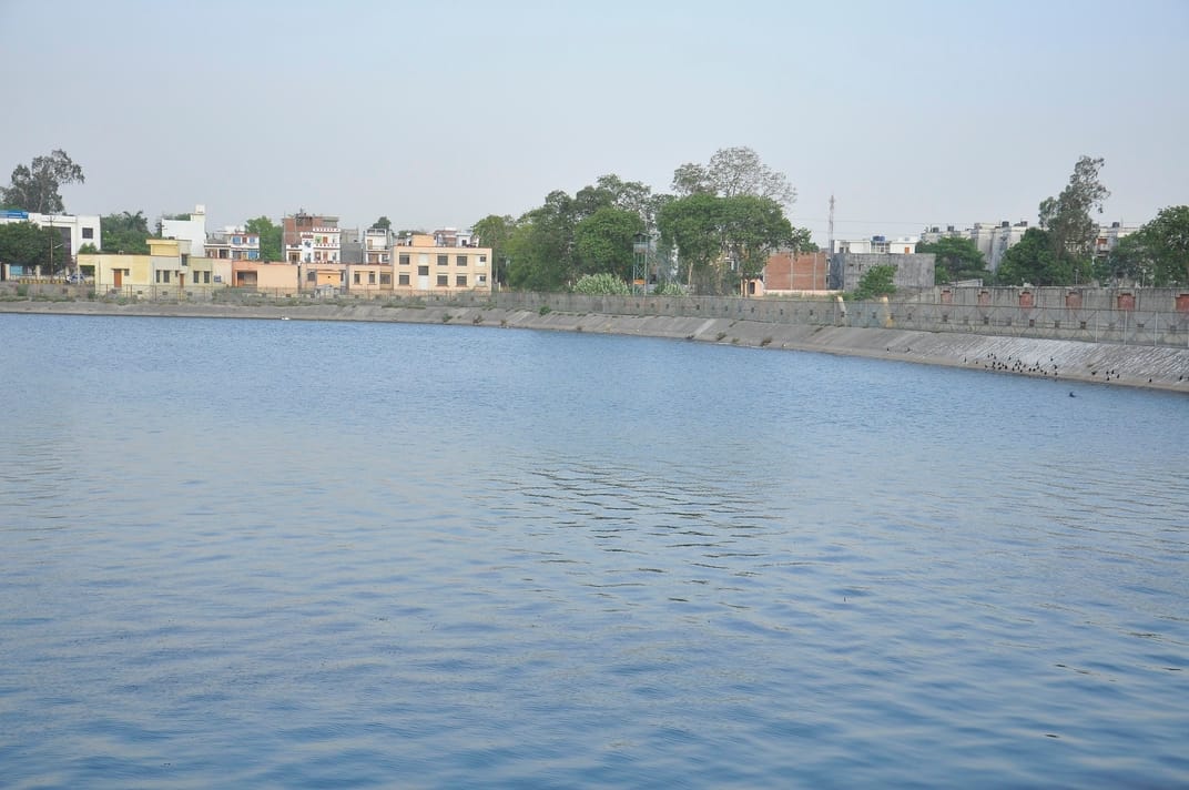 Budget washed away... silt remained accumulated in Kathauta