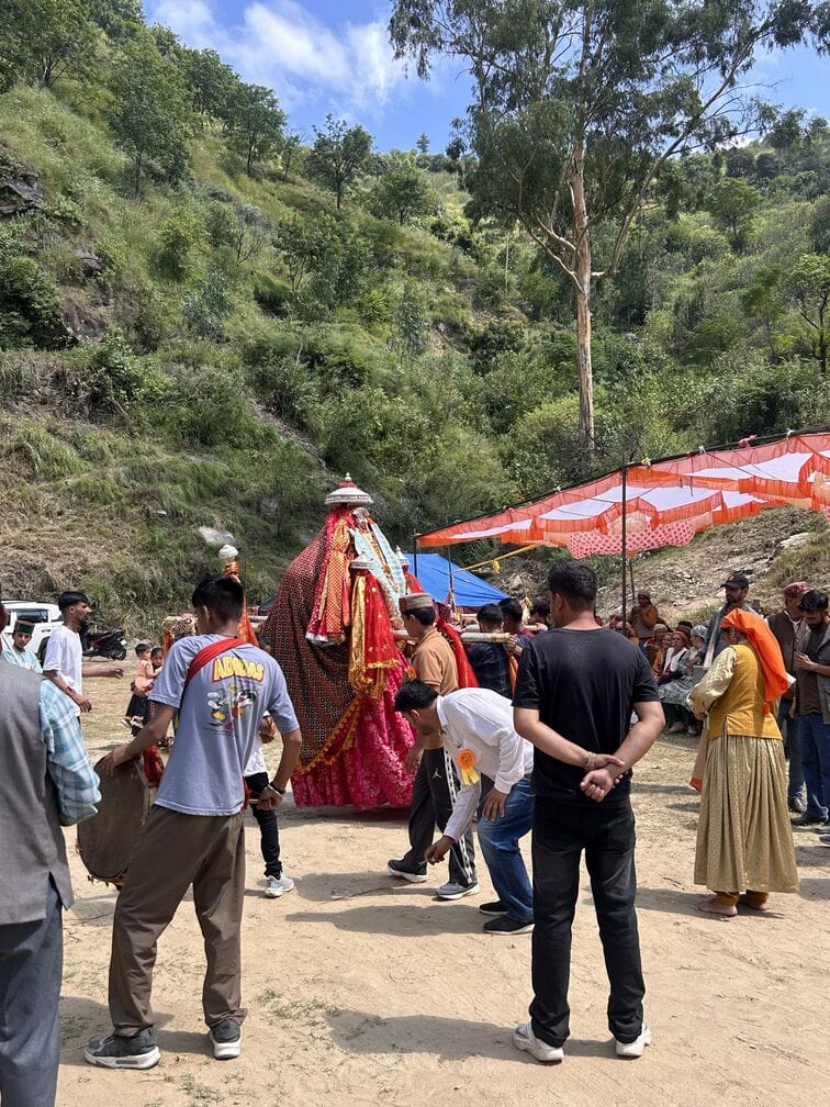 Grand Chariot Procession of Mata Jaldhari Taken Out