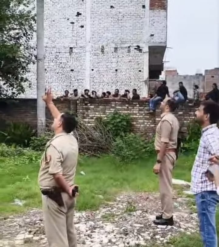 Youth from Shamli climbs mobile tower; comes down after hours of persuasion.