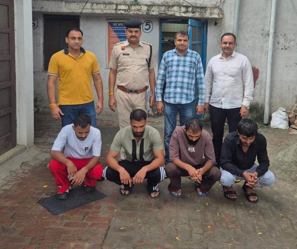 Four accused arrested for attacking councilor's house.