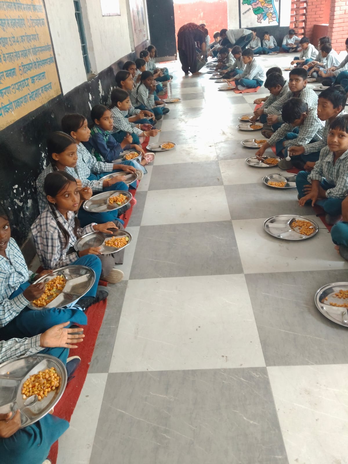 Government school kitchens are running on borrowed rations