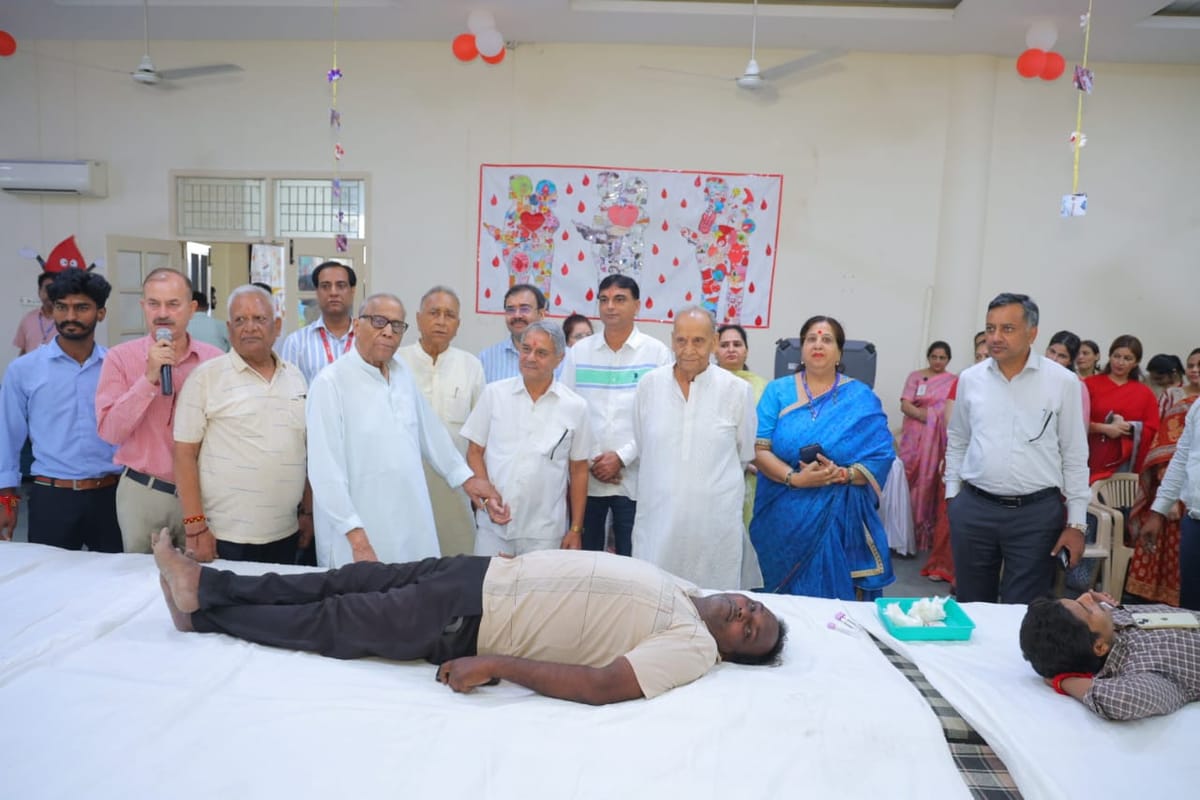 Yamuna Nagar News: शिविर में 107 लोगों ने किया रक्तदान