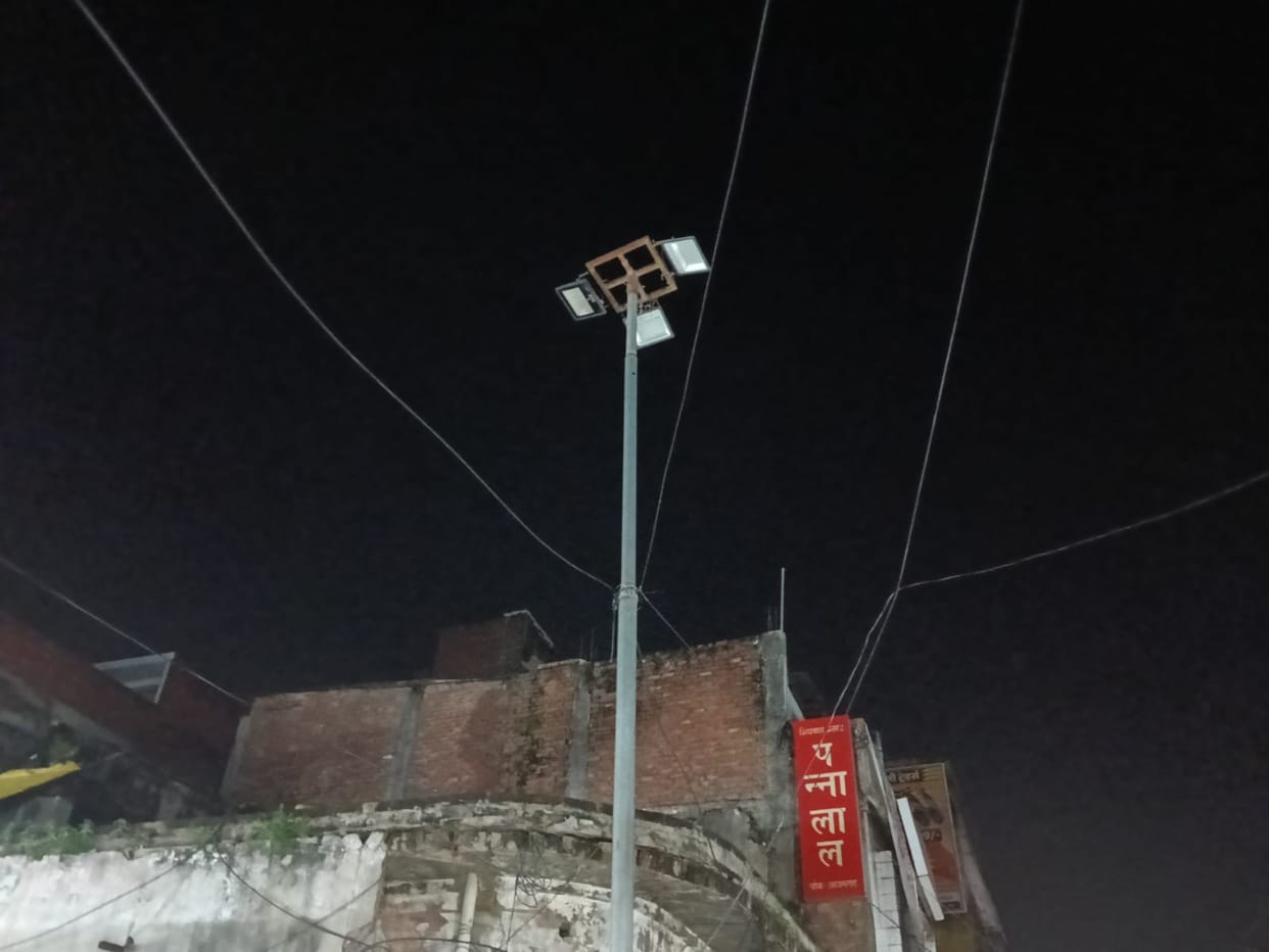 In some places, one light out of eight is on, while in others, not even one out of four is working.