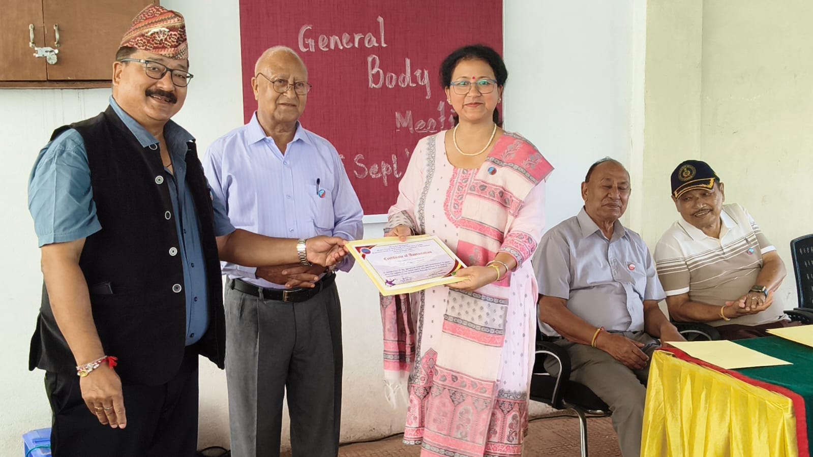 दाड़ी में आयोजित हुई शहीद दुर्गा मल्ल-कैप्टन दल बहादुर थापा गोल्ड कप एसोसिएशन की महासभा