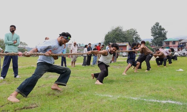 Daadi Fighters emerged as the winner in the tug-of-war competition.