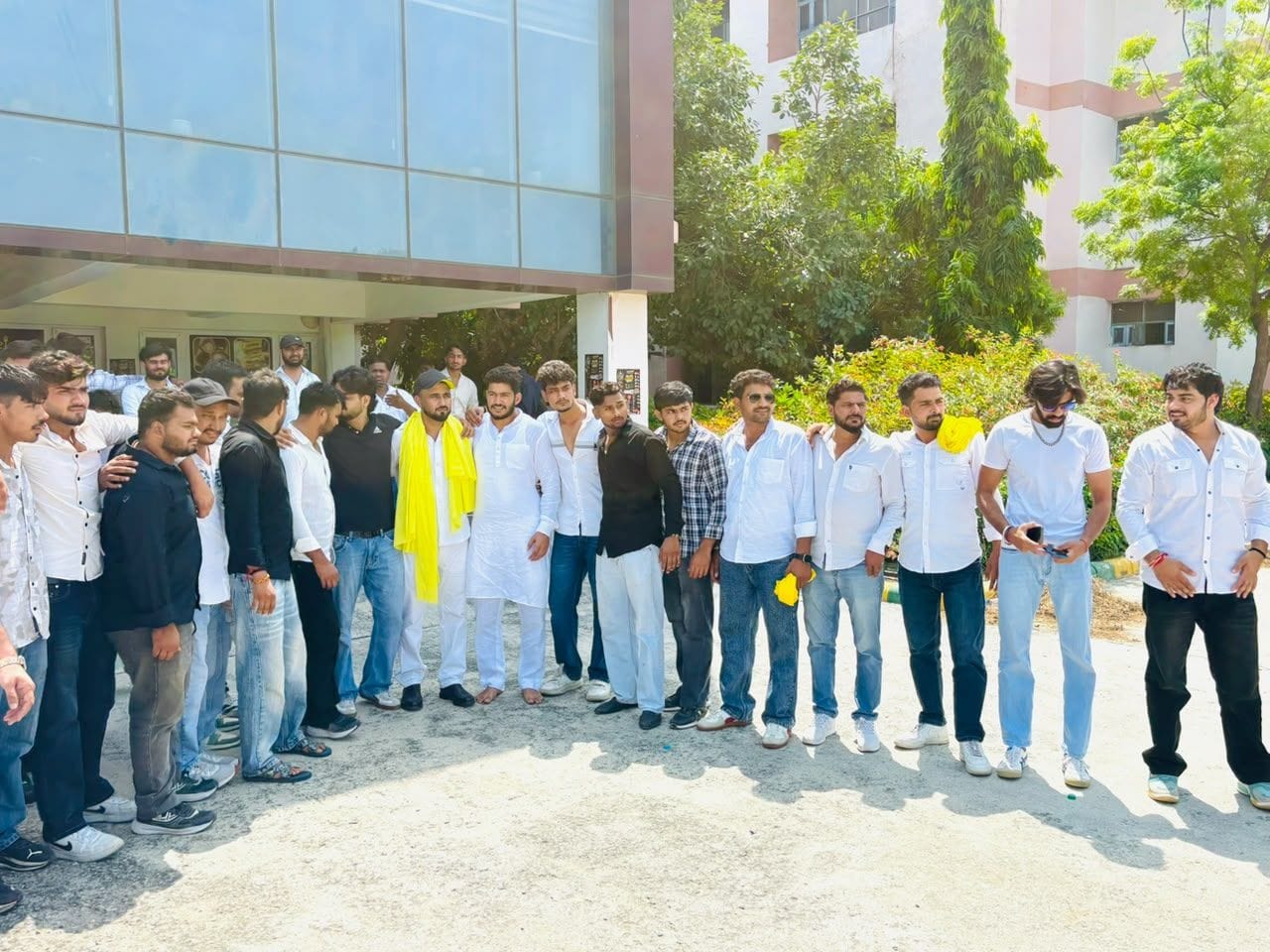 08. शहीद भगत सिंह छात्र संगठन की ओर से हर्ष को एमडीयू विश्वविद्यालय अध्यक्ष नियुक्त के दौरान मौ