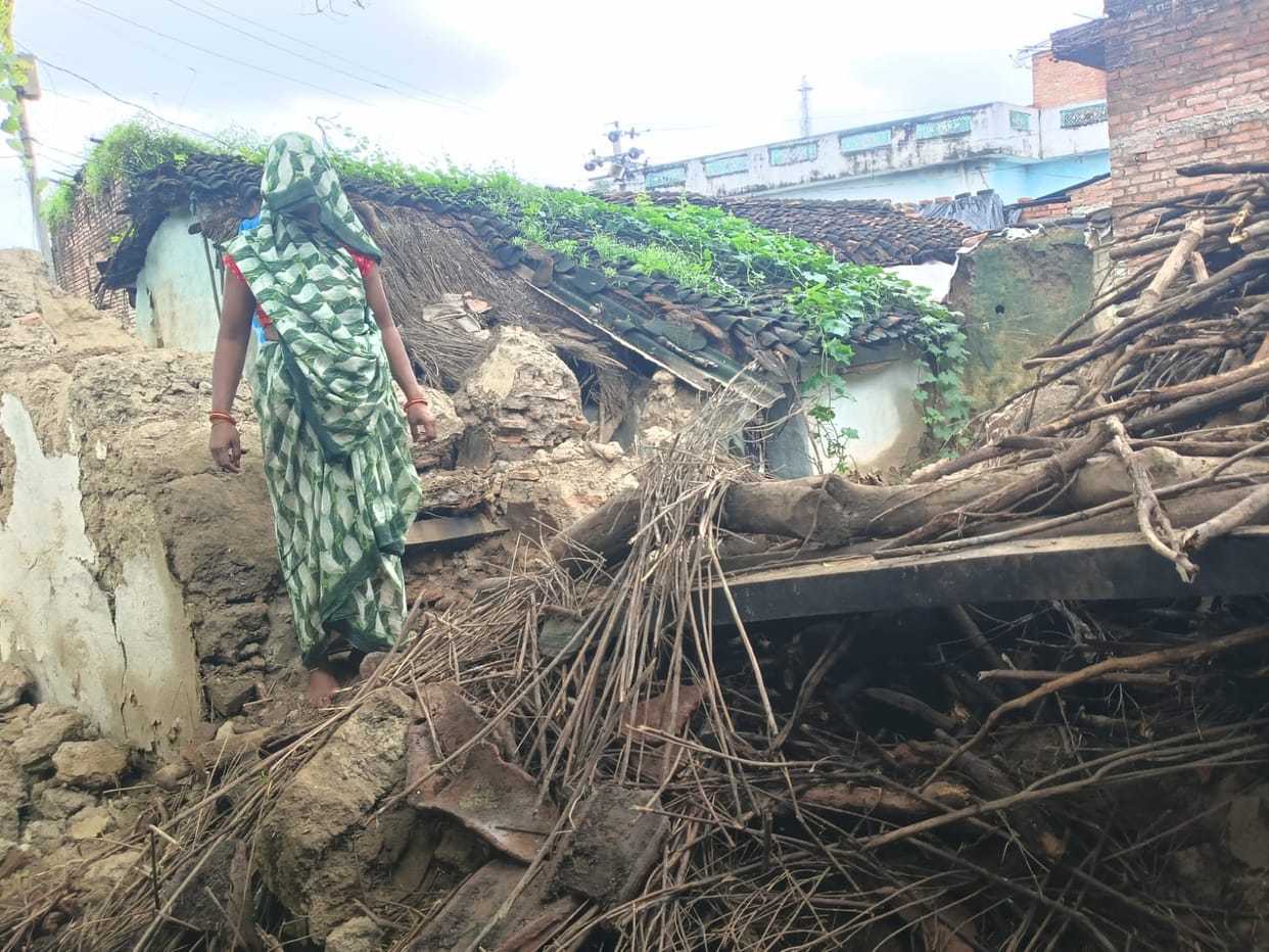 The scourge of rain: homes of the poor collapsed, farmers' crops ruined