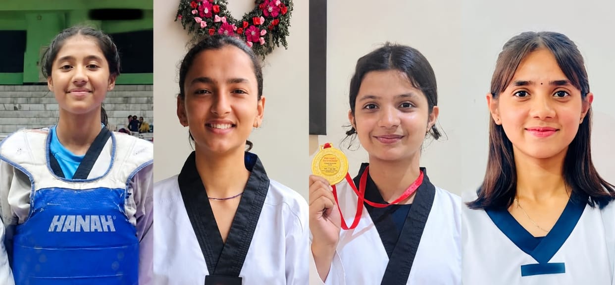 My four daughters won gold medals in Taekwondo.