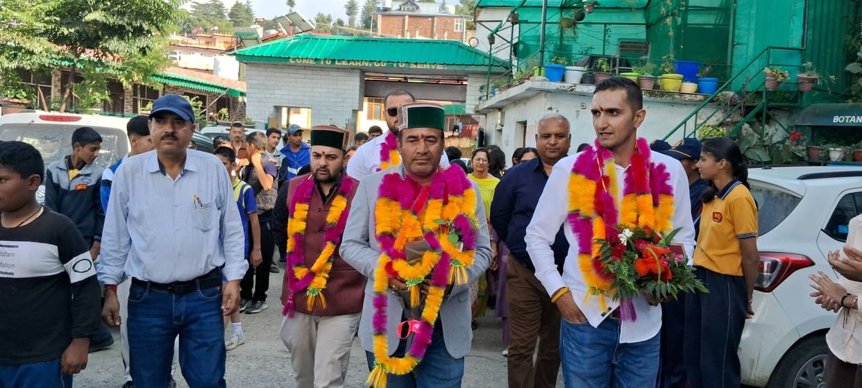 In the competition, the students conveyed the message of Himachal's culture