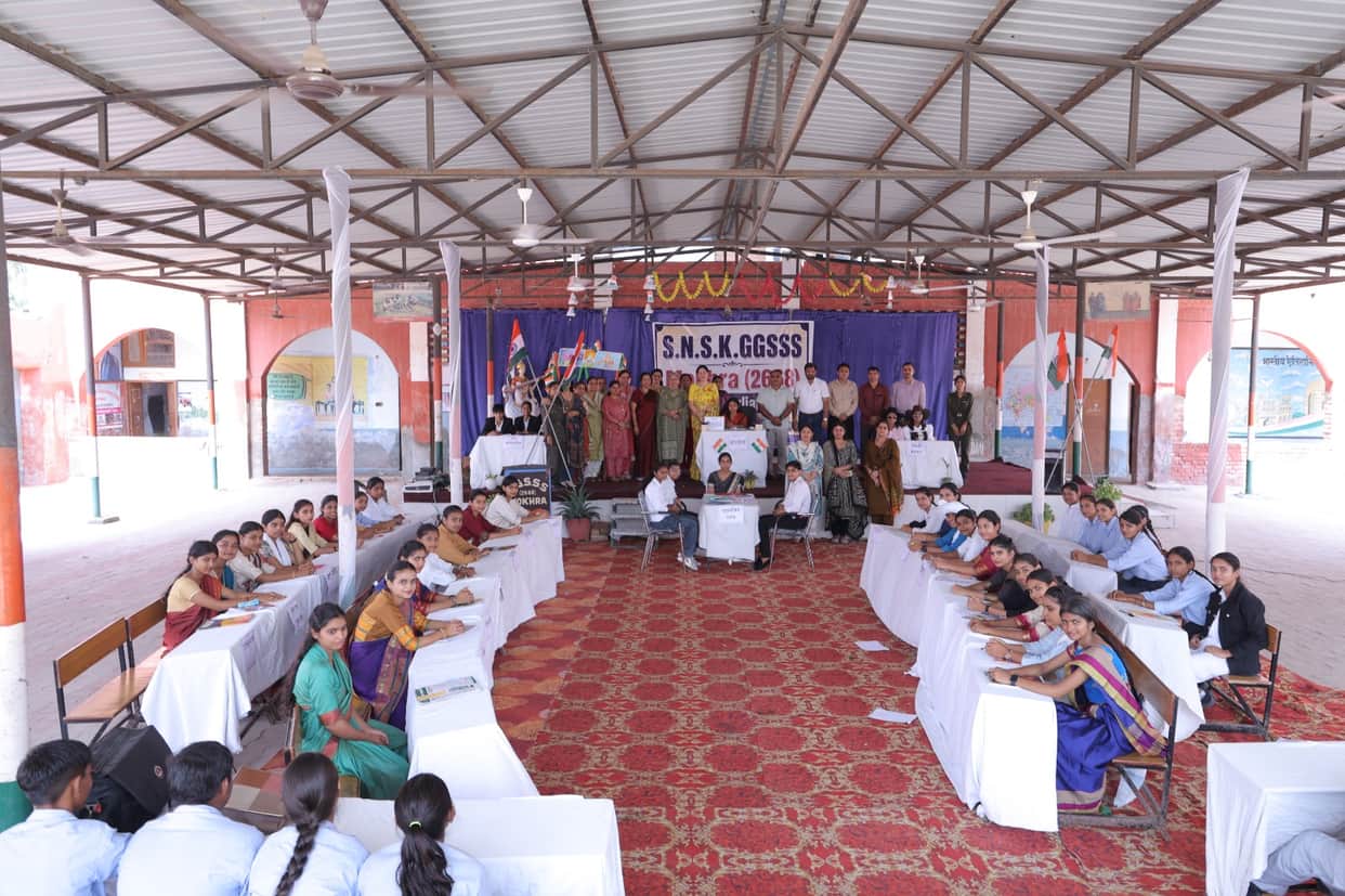 Female students raised questions regarding women's safety and the NEET paper leak.