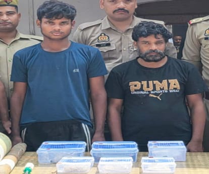टूंडला में पुलिस मुठभेड़ में गिरफ्तार बदमाशपुलिस