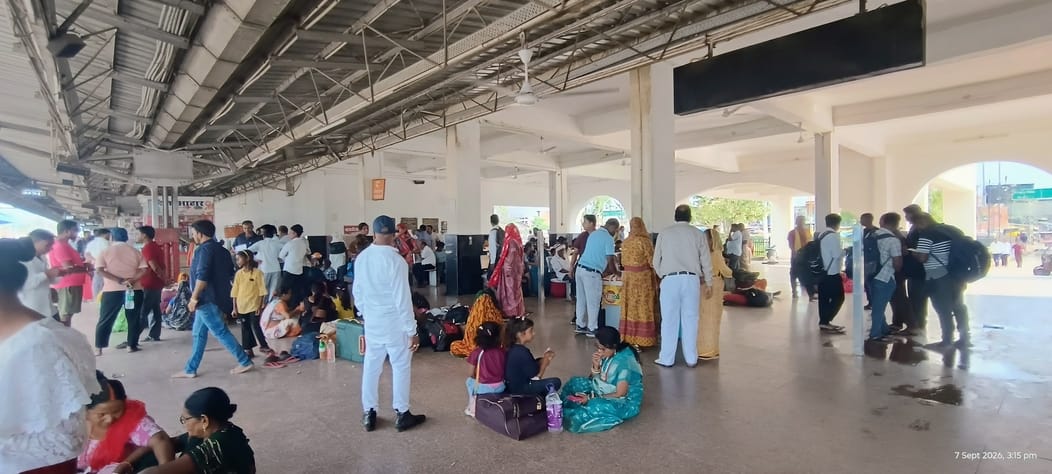 Many trains arrived hours late, leaving passengers in distress at the station.