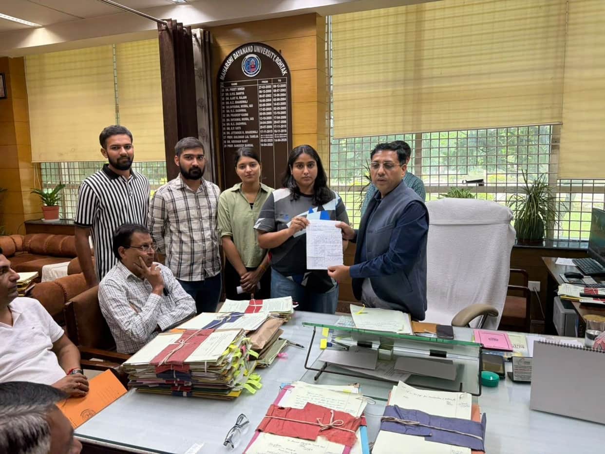 Student leader submits memorandum to enhance security at MDU.