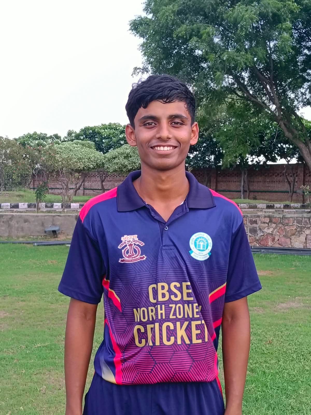 Dhruv Sharma of Sehwag International School selected for the national cricket team.