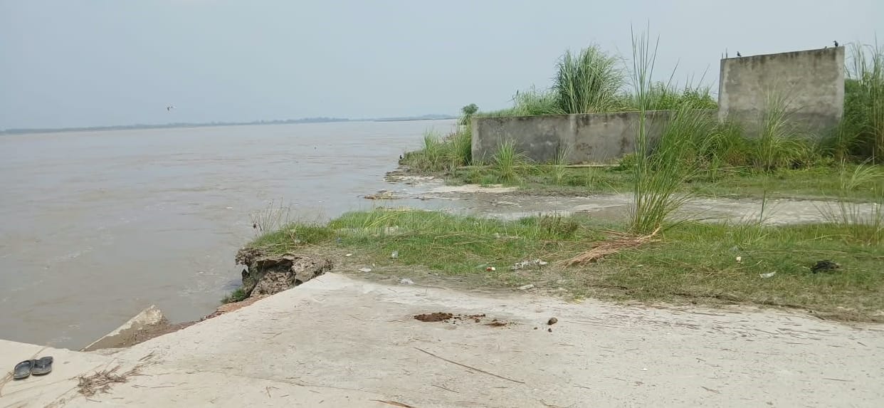 The Ganges is swallowing up farmlands; the stage is being set for disputes.