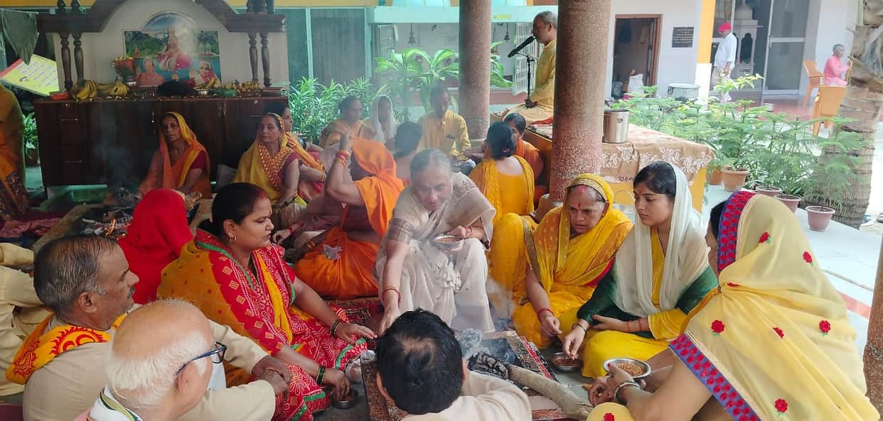 Grand Yajna held at Gayatri Shaktipeeth