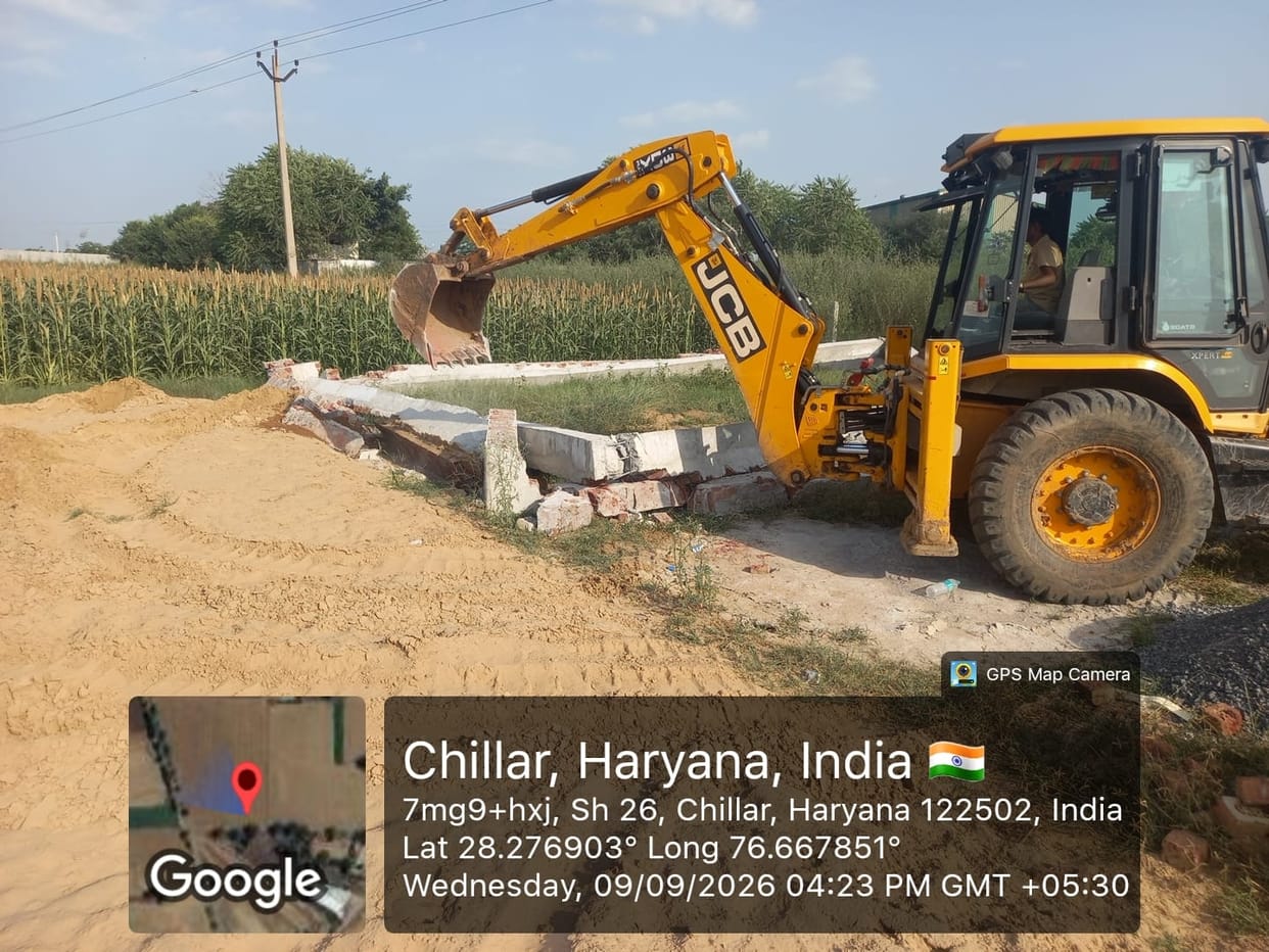 Bulldozers moved over illegal colonies
