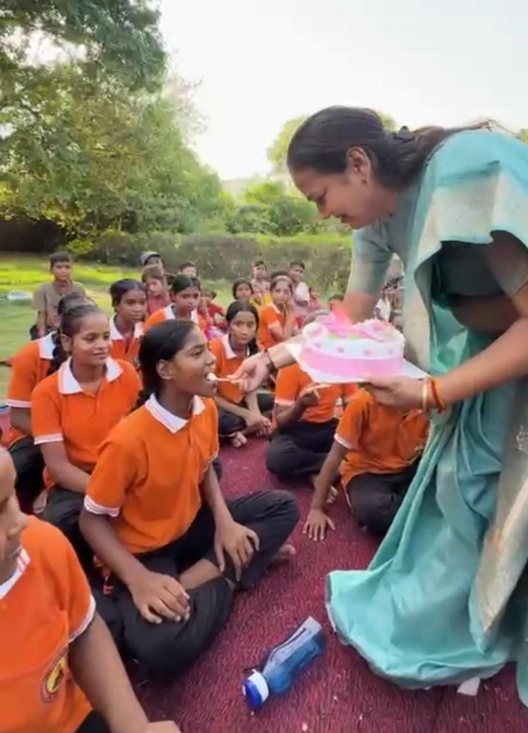 Vandana Popli inspected the cowshed