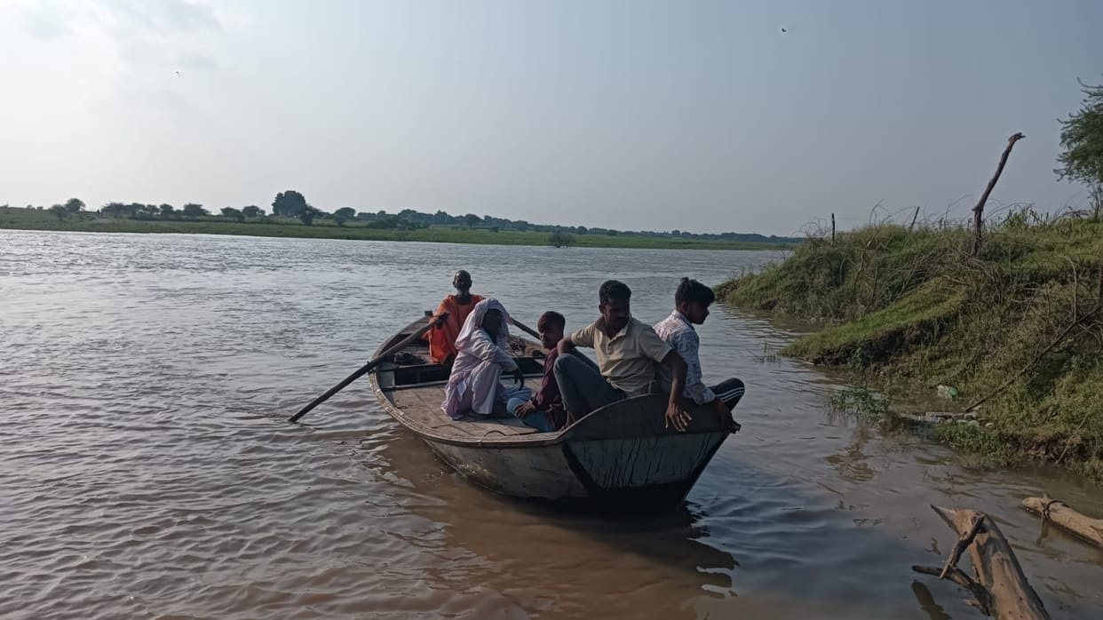 Yamuna stable, crops submerged due to salt surge