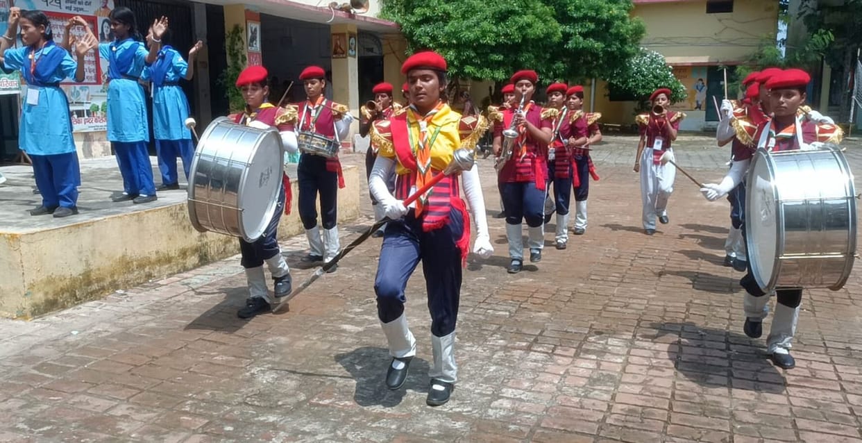 St. Joseph's triumphs in school band competition.