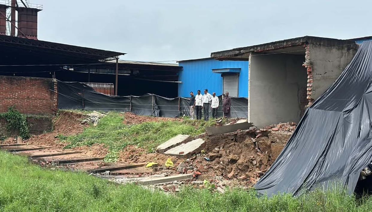 Boy injured after mud house collapses in the rain