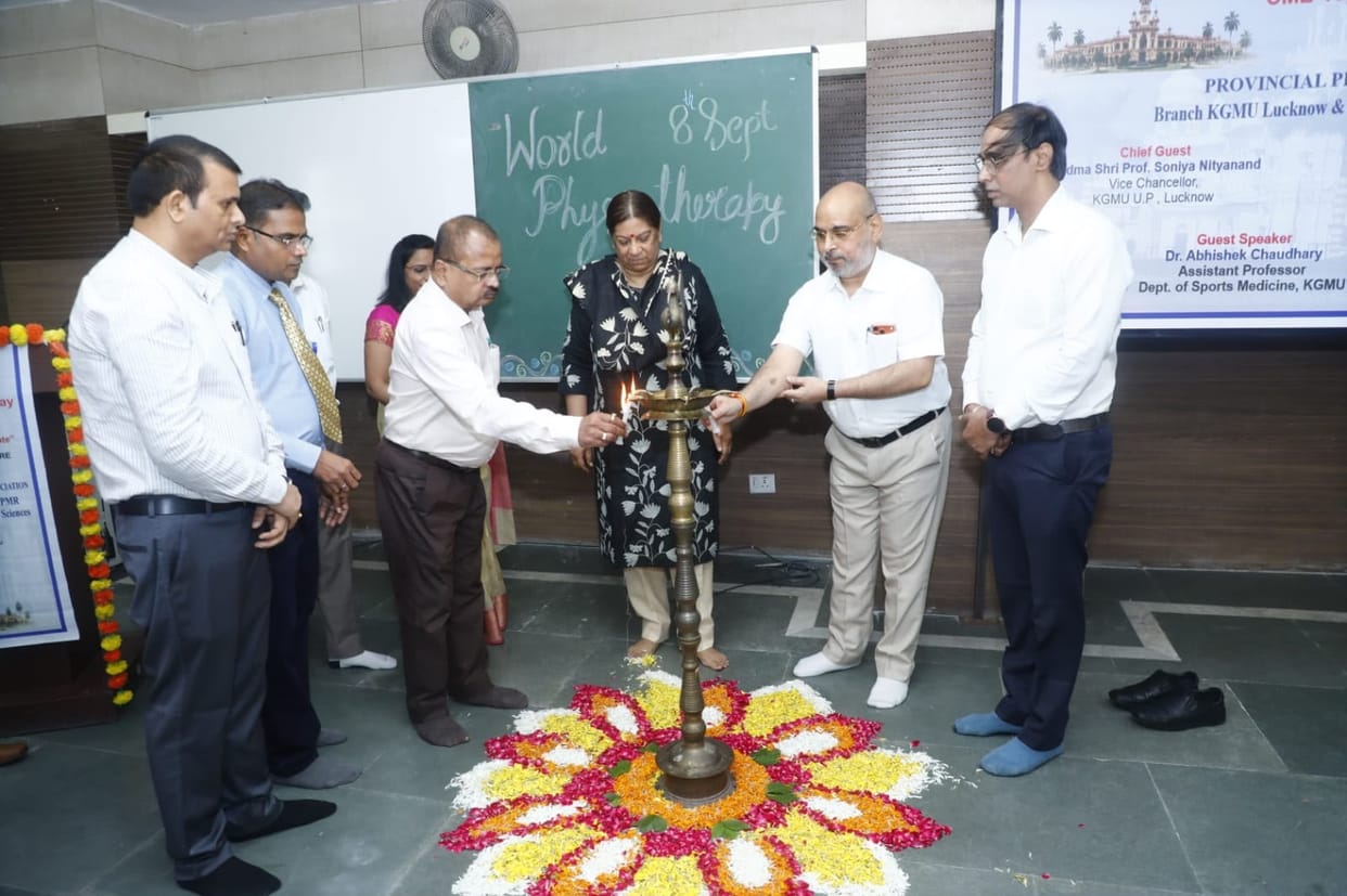 Independent Physiotherapy Department to be set up at KGMU; Vice-Chancellor gives assurance.