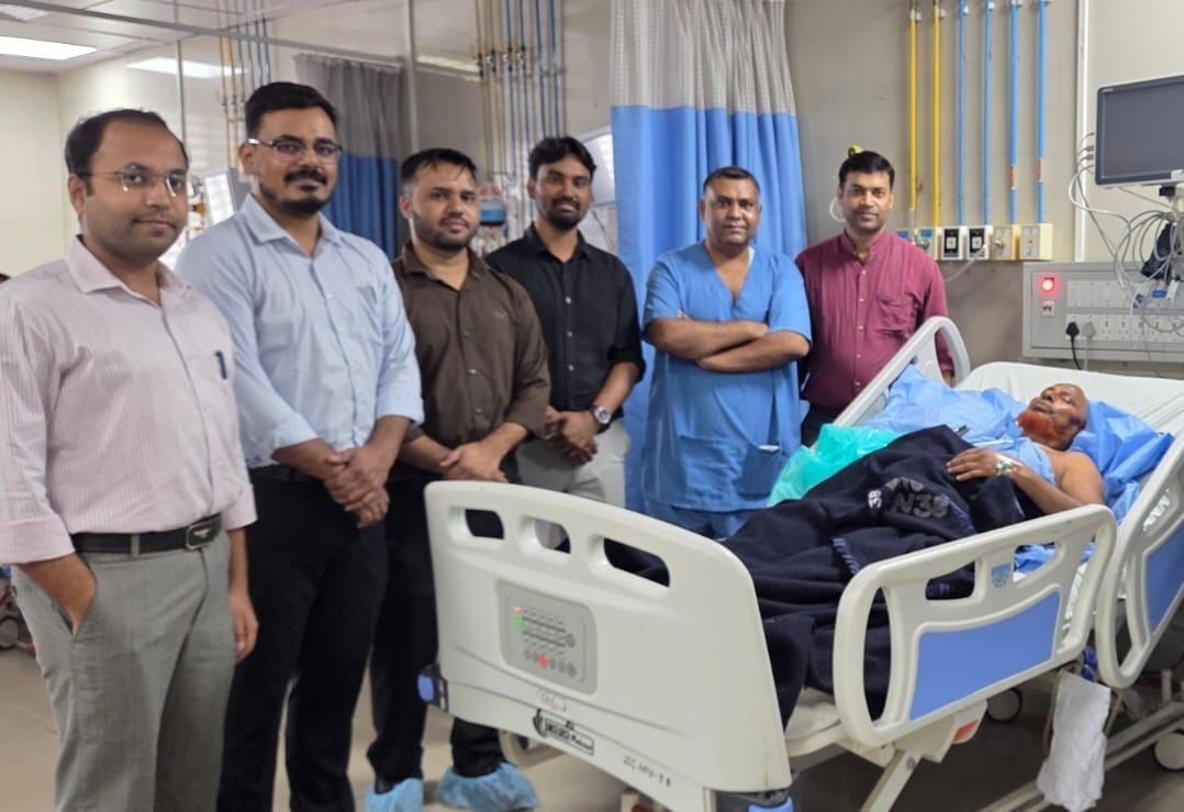 Drill bit lodged in chest for 11 years removed via complex surgery at PGI.