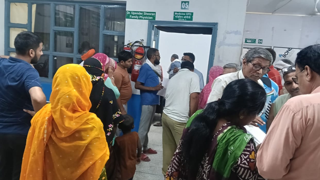Rise in viral fever patients; Civil Hospital OPD crosses the 1,000 mark