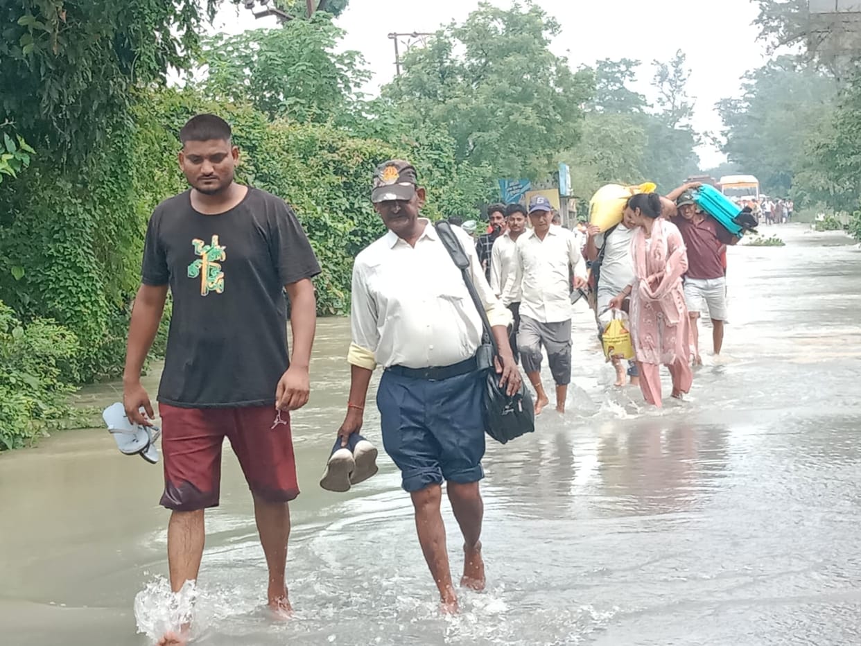 Suheli in spate: Rapta bridge damaged, water entered many villages
