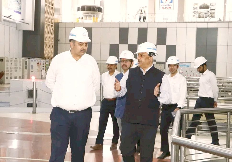 SJVN Director Rajesh Kumar inspected the Rampur project
