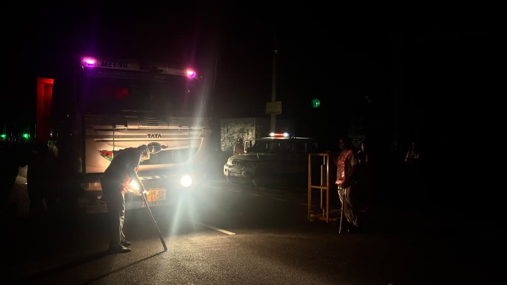 The police checked 67 vehicles and issued challans to 13