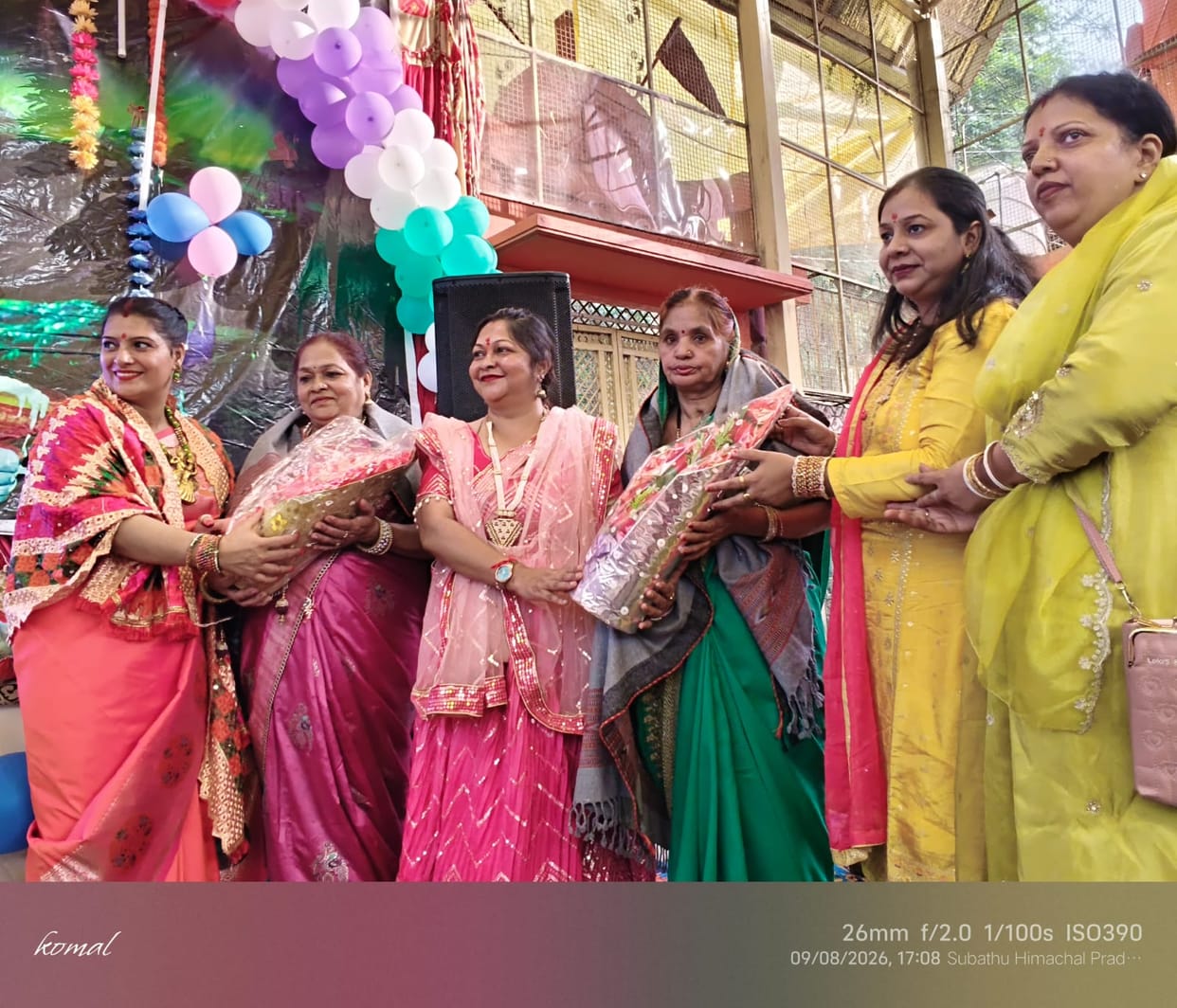 Women's Satsang Sabha celebrated the sixth day of Shri Krishna.