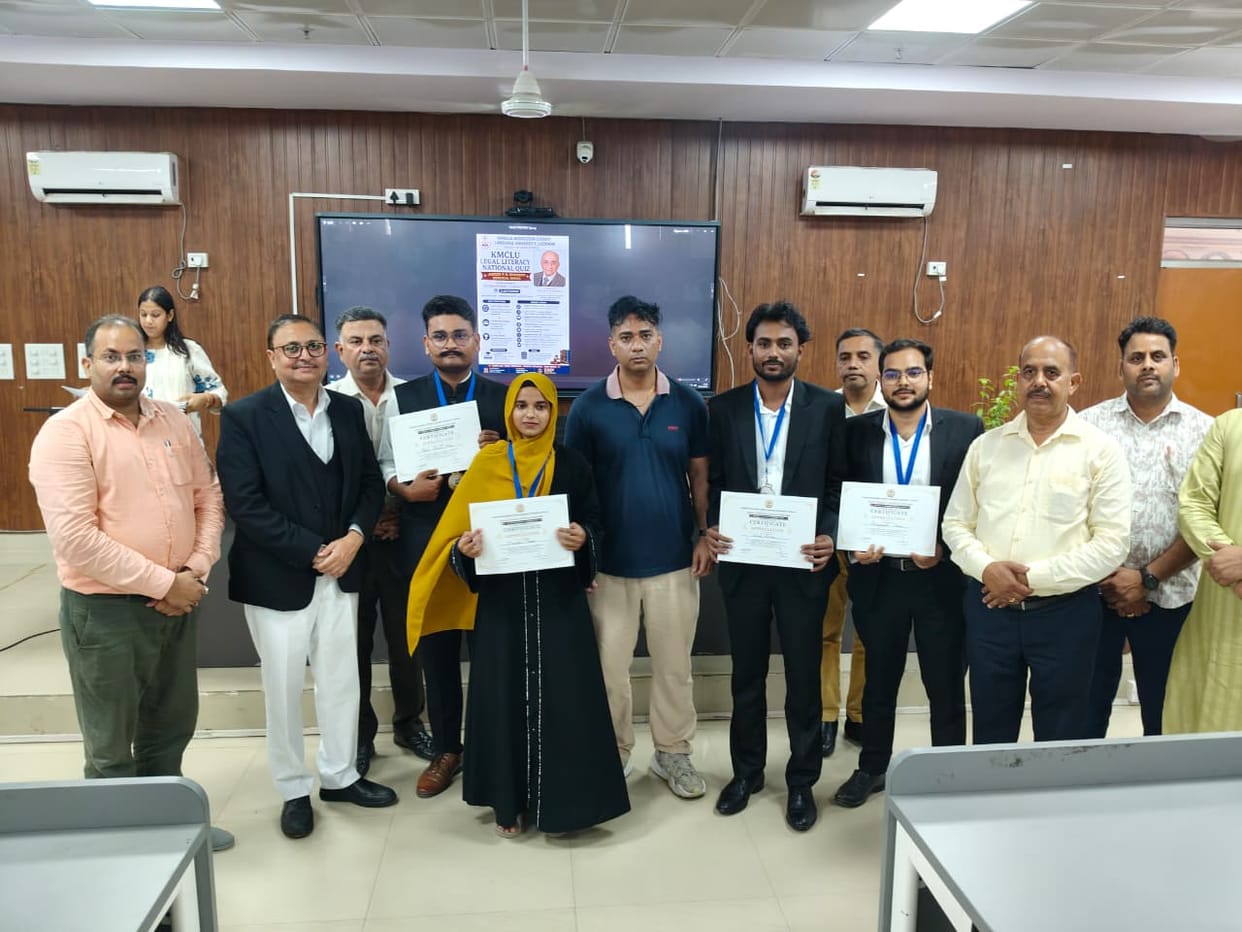 Students showcased their talent in the legal literacy quiz.