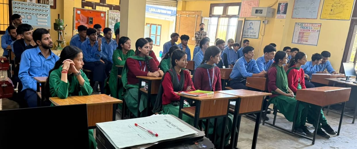 Students were informed about the bank's schemes