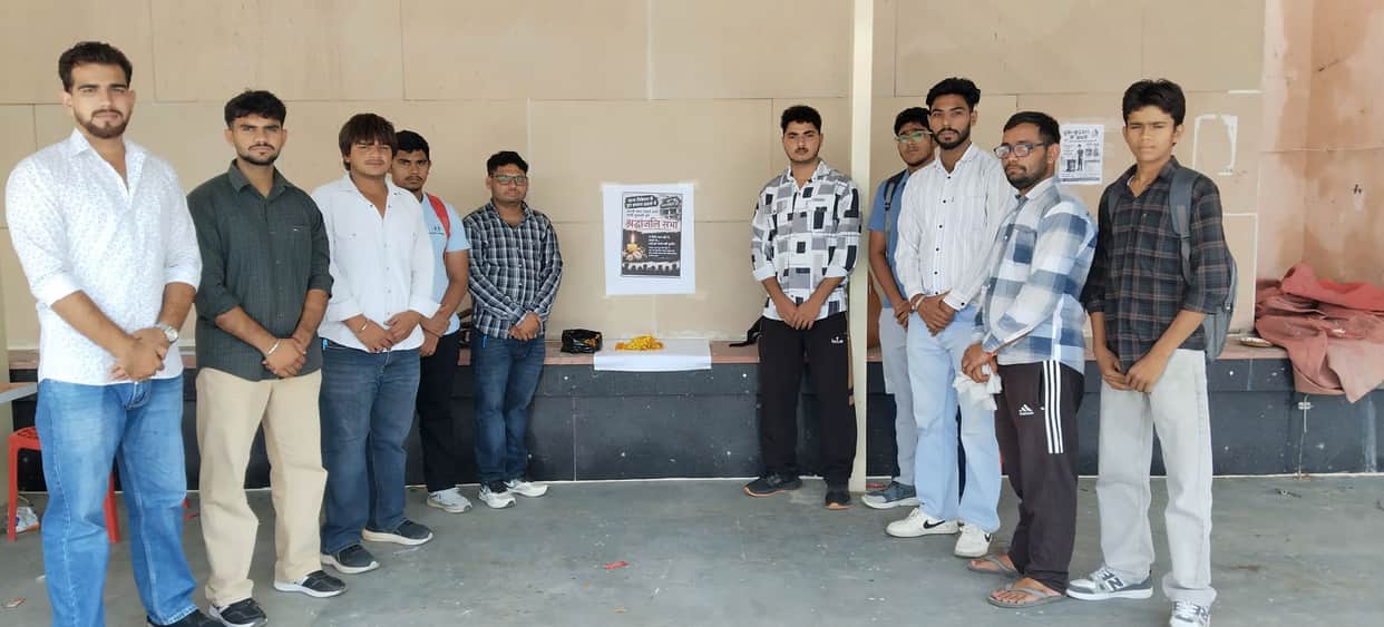 Tribute meeting held at CRSU to remember the deceased youths.