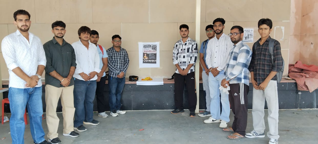 Tribute meeting held at CRSU to remember the deceased youths.