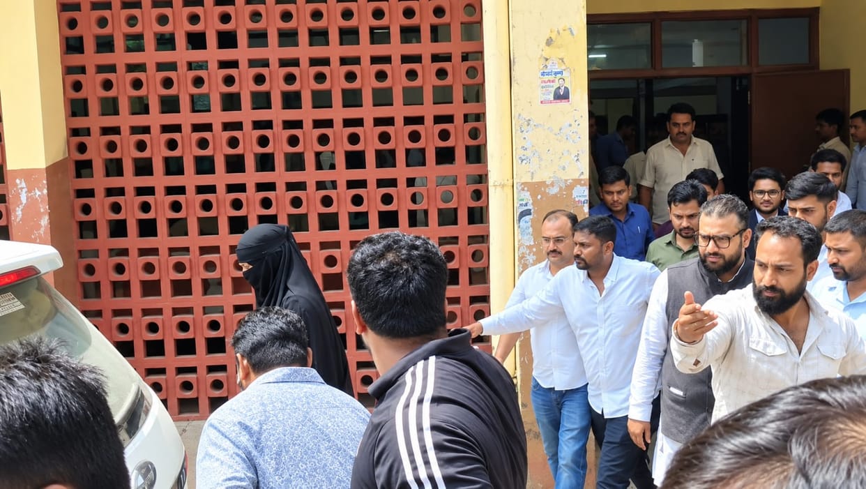 Abbas and Nikhat produced in court; security sought