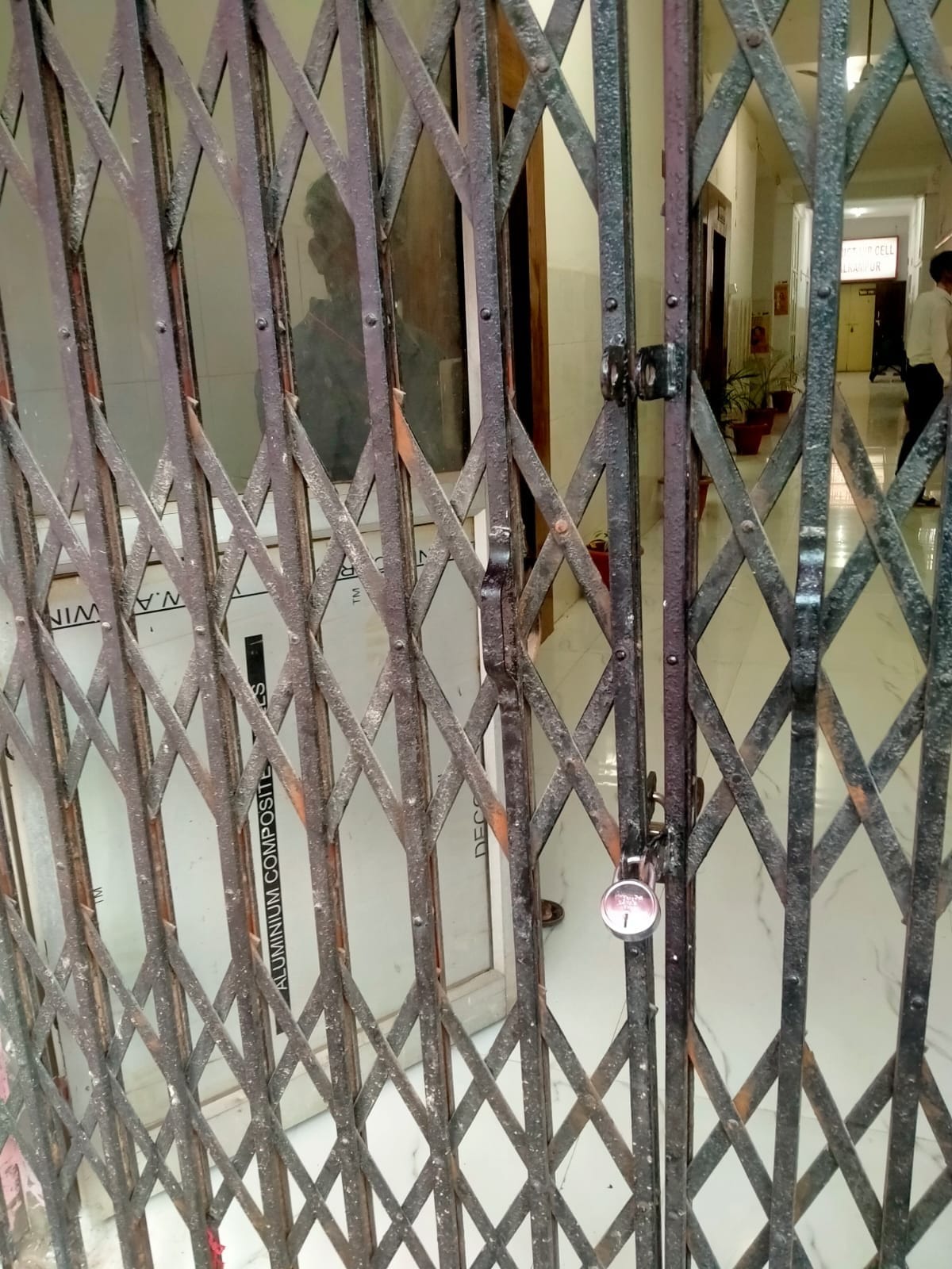 Protest staged by locking the CMO office after being denied relief from duty